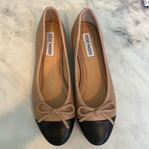 Steve Madden cap toe ballet flat. New never worn